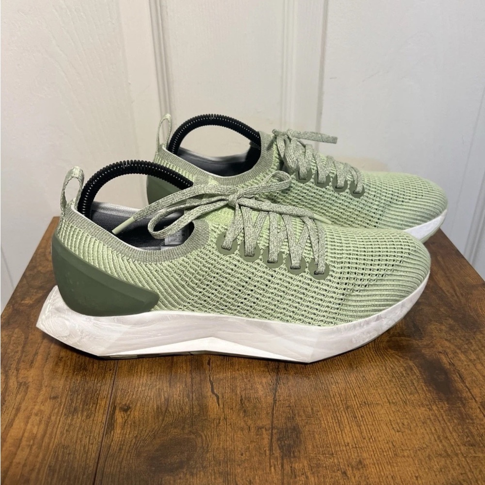 Allbirds Tree Flyer Shoes Womens 9 Green white Blizzard Sole Road Running